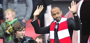 Thierry Henry, 34 anni, 174 gol in Premier con l'Arsenal. Afp