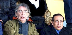 Massimo Moratti ed Ernesto Paolillo al Viareggio. Tassone