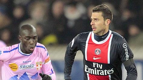 Thiago Motta con la maglia del Paris St. Germain. Reuters