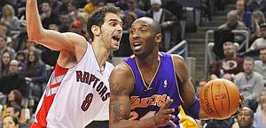 Kobe Bryant, 33 anni, 27 punti contro Toronto. Reuters
