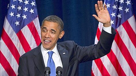 Barack Obama, 50 anni,  il 44 presidente degli Stati Uniti. Afp