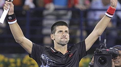 Novak Djokovic, imbattuto dall'inizio della stagione. Reuters