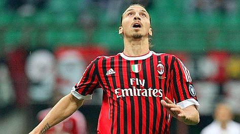 Zlatan Ibrahimovic, 30 anni, ha segnato 24 dei 64 gol stagionali del Milan in A. Forte