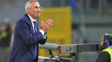 Edy Reja, 66 anni, alla terza stagione sulla panchina della Lazio. Lapresse