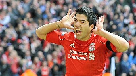 Luis Suarez, 25 anni, al Liverpool dal 2011. Ansa
