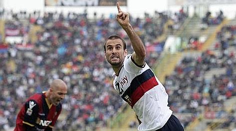 Rodrigo Palacio, 29 anni, quest'anno 18 gol in Serie A. Ansa