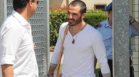 Cristian Bertani, ex del Novara, ora della Sampdoria, esce dal carcere di Cremona. Per lui ora arresti domiciliari. Ansa