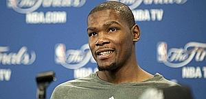 Kevin Durant, 23 anni. Afp