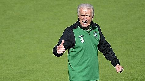 Giovanni Trapattoni, 73 anni, guida l'Irlanda dal 2008. Afp
