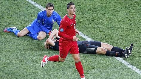 Cristiano Ronaldo, 27 anni, ai quarti col Portogallo. LaPresse