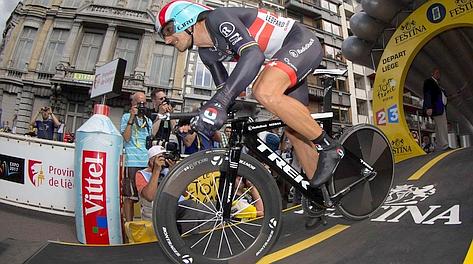Fabian Cancellara alla partenza