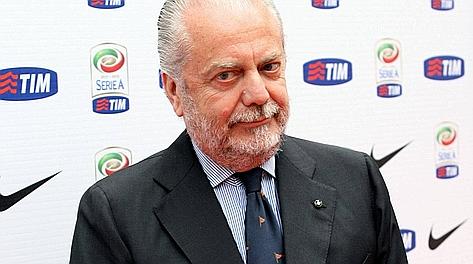 Aurelio De Laurentiis, presidente del Napoli. Forte