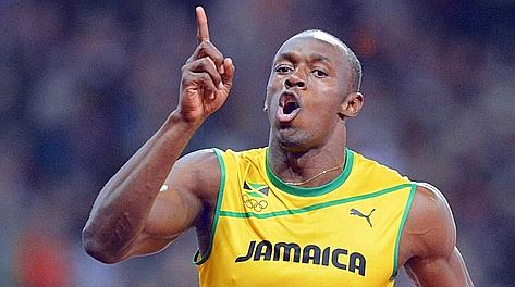 Usain Bolt, 25 anni, detentore dei primi tre tempi di sempre sui 100. Afp