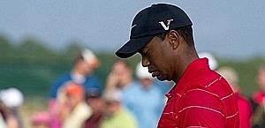 Tiger Woods, 36 anni, ancora un weekend difficile in un major.  Reuters