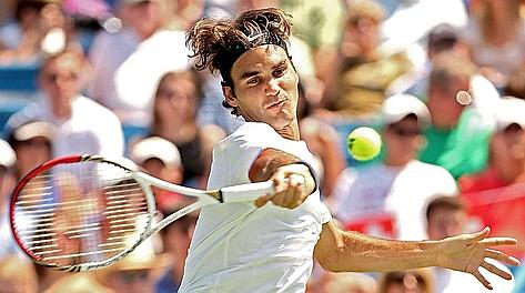 Roger Federer, 5 titoli Us Open. Afp