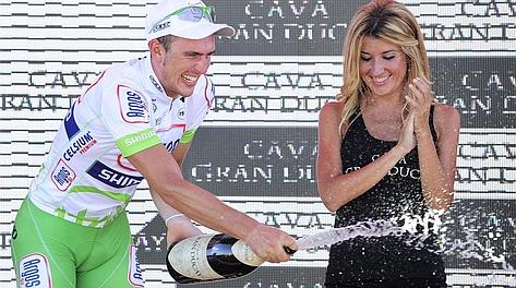John Degenkolb della Argos centra il terzo successo in questa Vuelta. Ap