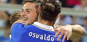 Destro e Osvaldo: coppia perfetta. Reuters
