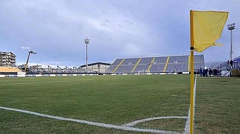 Una veduta interna dello stadio Is Arenas di Quartu Sant'Elena. Ansa