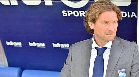 Giovanni Stroppa, 44 anni, a Pescara siede per la prima volta su una panchina di Serie A. Ansa