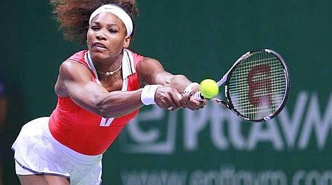 Serena Williams, vincitrice di due slam nel 2012. Ansa