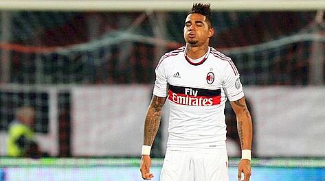 Kevin Prince Boateng guida l'attacco rossonero. Afp