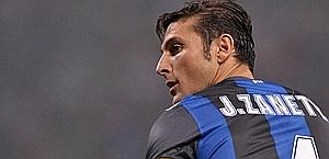 Javier Zanetti, capitano dell'Inter. LaPresse