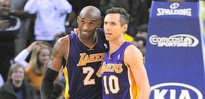 Bryant e Nash, braccio e mente dei Lakers. Reuters