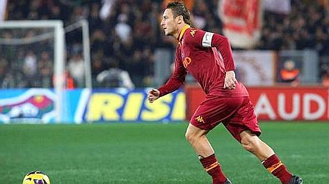 Francesco Totti, 36 anni, 221 gol in A in carriera, 6 nel 2012-13. Ansa