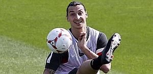 Zlatan Ibrahimovic, prima stagione al Psg. Reuters
