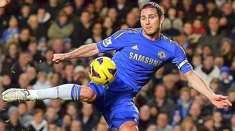 Frank Lampard, 34 anni, colonna del Chelsea. Ansa