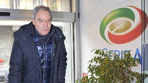 Maurizio Beretta, presidente della Lega di Serie A. LaPresse