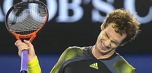 Tutta la rabbia di Andy Murray. Ap