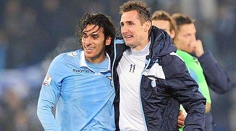 Sergio Floccari con Miroslav Klose: 6 gol per la 