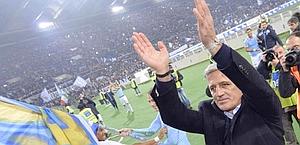 Petkovic festeggia la vittoria sulla Juve in Coppa Italia. Ansa