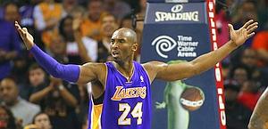Kobe Bryant, decisivo nel successo Lakers a Charlotte. Reuters