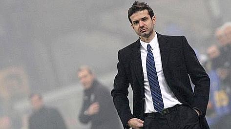 Andrea Stramaccioni, 37 anni, sulla panchina dell'Inter dallo scorso marzo. LaPresse