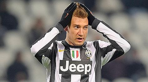 Nicklas Bendtner, 25 anni, attaccante della Juventus. LaPresse