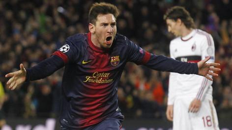 Leo Messi, spauracchio per la Juve. Reuters