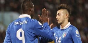 Balotelli ed El Shaarawy, coppia in Nazionale e nel Milan. LaPresse