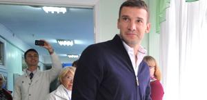 Andriy Shevchenko, ex attaccante del Milan. Afp