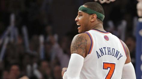 Carmelo Anthony, 28 anni, a New York dal 2011. Reuters