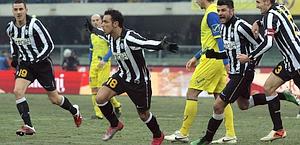 Fabio Quagliarella, capocannoniere della Juventus. Reuters
