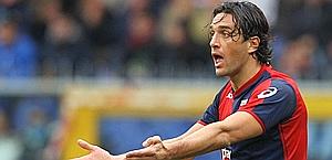 Luca Toni, prima stagione al Genoa. LaPresse