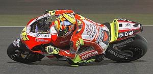 Valentino Rossi, 32 anni, prima stagione con la Ducati. Reuters