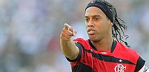 Ronaldinho ancora in gol con il Flamengo. Reuters
