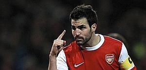 Cesc Fabregas gioca per l'Arsenal dal 2003. Reuters