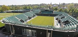 Il nuovo campo numero 3 di Wimbledon. Ap