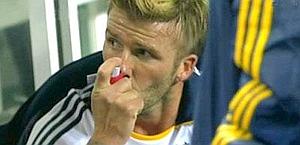Grazie all'attività fisica Beckham ha curato l'asma