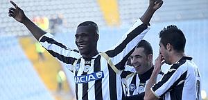 Zapata, difensore dell'Udinese: lo cerca il Liverpool. Ansa