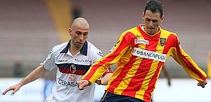 Il difensore del Lecce, Fabiano, è pronto a firmare con l'Aek. Ansa